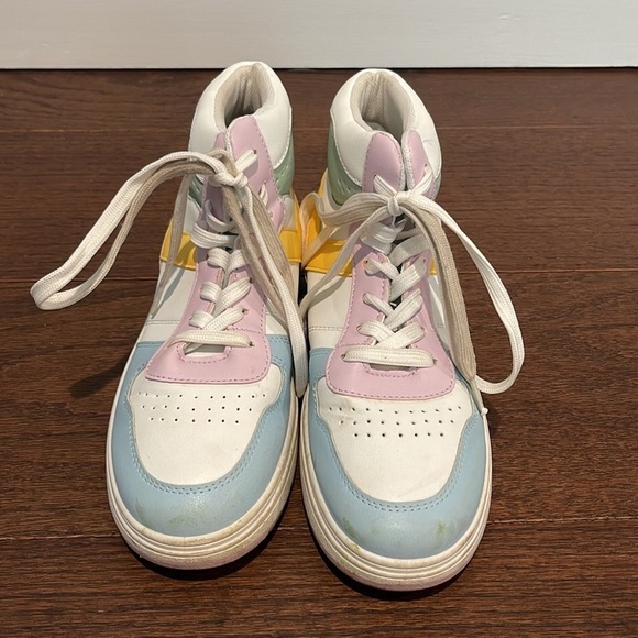 Pony Women High Top Sneakers Size 7.5 - Picture 2 of 8